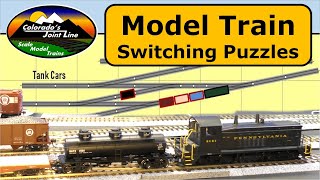 Fun with Model Train Switching Puzzles [upl. by Nirraj]