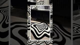 Black And White Living Room Carpet HOMEDECOR KITCHENESSENTIALS LIGHTING LAMPS RUGS SMARTDEVIC… [upl. by Bannon]