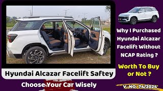 Hyundai Alcazar Facelift Safety Rating  Hyundai Alcazar Facelift Crash Test NCAP Rating Of Alcazar [upl. by Nauquf]