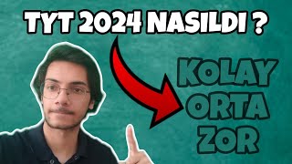 Tyt 2024 nasıldı  sıralamalar ne olur [upl. by Areip]