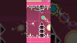 Geometry Dash CYCLES has the BEST Song geometrydash [upl. by Suinotna]