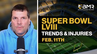 Super Bowl LVIII Trends amp Injuries  NFL Analysis by Donnie RightSide Feb 11th [upl. by Bechler]