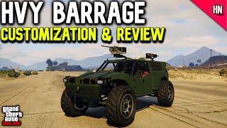 HVY Barrage Customization amp Review  GTA Online [upl. by Spada197]