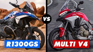 New BMW R1300GS vs Ducati Multistrada V4 Specs Battle [upl. by Ecidnacal]