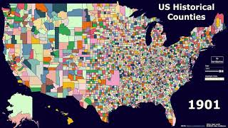 US historical counties [upl. by Nohsid]