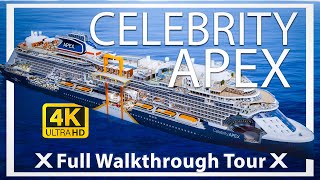 Celebrity Apex  Full Cruise Ship Tour amp Review  4k Ultra view 2023  Celebrity Cruise Lines [upl. by Okir]