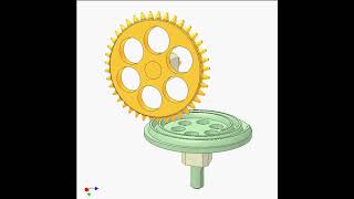 Archimedean Spiral Gear And Pin Gear 1 [upl. by Retsbew]