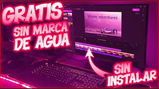 EL MEJOR EDITOR DE VIDEO GRATIS FACIL DE USAR Y SIN MARCA DE AGUA [upl. by Ediva]