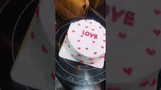 Vanilla cakecakelover barakauthemecake happybirthdaybirthdaywishes youtubeshorts [upl. by Eanal]