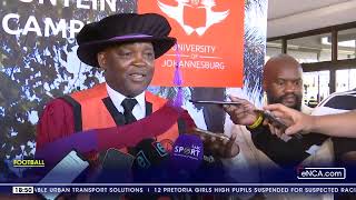 Pitso Mosimane honoured with Honorary Doctorate [upl. by Araz]