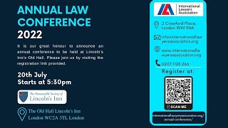 International Lawyers Association ILA Annual Legal Conference 2022 [upl. by Ssecnirp]