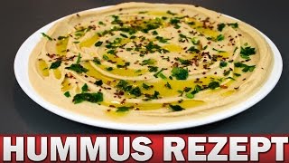 Hummus Rezept  Hummus einfach selber machen [upl. by Nonarb]