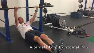 Alternate Grip Horizontal Row [upl. by Zerlina]