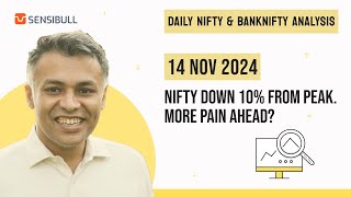 NIFTY amp BANK NIFTY Analysis for Tomorrow  Stock Market Outlook  14 November 2024 Thursday [upl. by Joses]