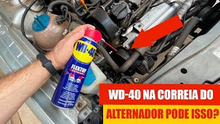 WD40 na Correia do alternador Será que pode [upl. by Wren]