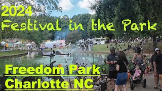 Charlotte NC  2024 Festival in the Park  Freedom Park [upl. by Sehguh]