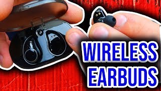 Wireless Bluetooth Earbuds UROK TWSI7 Review Waterproof [upl. by Niwrek56]