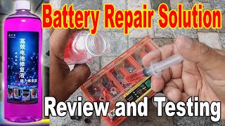 Cara Baiki Bateri Rosak Adakah berjaya DIY  Battery Repair Solution Review and Testing [upl. by Pollard]