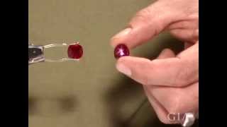 Comparing a Transparent Faceted Ruby to a Star Ruby by GIA [upl. by Asertal]