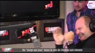 Jérémy chante KeenV avec un quotdoigt qui puequot sous voire dans le nez CauetNRJ [upl. by Emanuela]