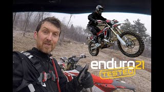 2024 Fantic XE300 amp XEF310 first test ride [upl. by Roosnam]