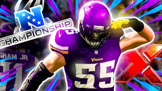 NFC Championship THRILLER Madden 24 LB Superstar Mode 9 [upl. by Laerol]