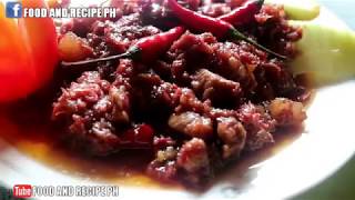 How to make GINISANG BAGOONG ALAMANG sauted shrimp paste  Food and Recipe PH [upl. by Hilly]