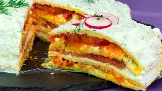 Golosissima torta salata con zucchine è molto originale  SaporitoTV [upl. by Rotberg]