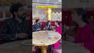 School Teachers in family function 👩‍🏫 shorts funnyshorts ytshorts sejalgabashorts teacherlif [upl. by Mis393]