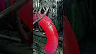 Elbow flange seamless elbow production process [upl. by Leamaj]