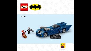 Building instructions for 76274 Batman™  Batmobile™ Harley Quinn™Mr Freeze™ LEGO® DC Comics [upl. by Anilos]