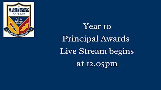 Year 10 Principal Awards [upl. by Nylsoj]