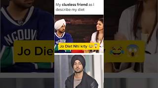 Diljit Dosanjh Reaction 😂😱 anushkasharma Diet fitness weightloss dilijitdosanjh shorts viral [upl. by Sayer]