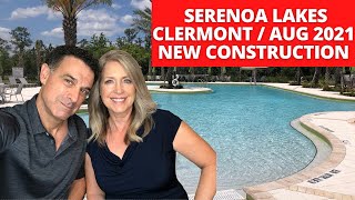 Clermont Fl  Serenoa Lakes August Update  New Construction  Disney World  Amenities [upl. by Llorrac]