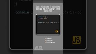 JavaScript  Reto 37 🔥 ¿Qué imprimirá este código JavaScript 🤔 ¡La respuesta te sorprenderá [upl. by Cherilyn]