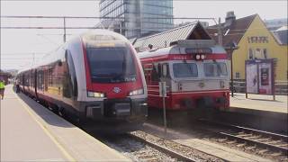 Trainspotting at Halden  BONUS Bm73 Bm70 and secret trains [upl. by Macknair]