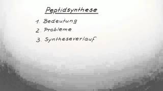 Peptidsynthese  Chemie  Organische Chemie [upl. by Annair]