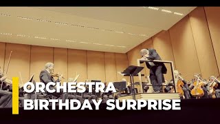 🎂 BIRTHDAY SURPRISE FOR CONDUCTOR  ORCHESTRA  PRANK [upl. by Alisha]