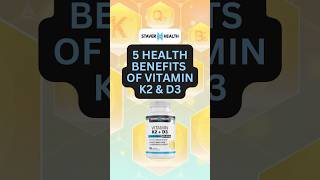 5 benefits of Vitamin K2 D3 vitamind3 vitamink2 vitamink2d3 vitamind3k2 healthyliving [upl. by Hwu852]