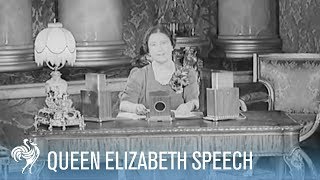 Queen Elizabeth Speaks to The Nation as World War II Begins  War Archives [upl. by Silber690]