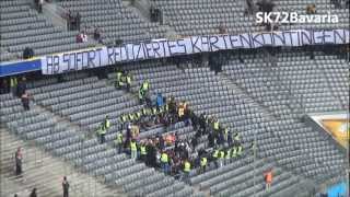 1860 München  Dynamo Dresden Aktion der Dynamo Fans HD 1080p [upl. by Yellas435]