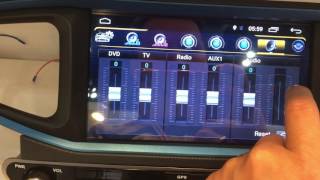 Android headunit with DSP 31 band EQ and more settings [upl. by Esetal]