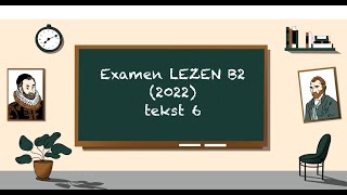 Examen LEZEN B2 2022 tekst 6  STAATSEXAMEN NT2 programma II [upl. by Lisabet]