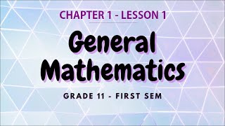 GenMath 11 Key Concepts of Functions [upl. by Heins]