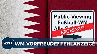 KEIN BOCK AUF WM Vorfreude auf FußballWeltmeisterschaft in Katar hält sich in Grenzen [upl. by Erie]