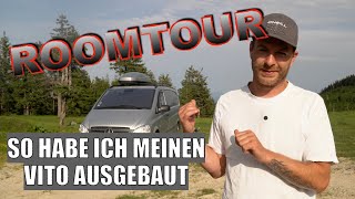 Roomtour  WICHTIGE INFO Ausbau Vito W639 zum autarken Camper  DIY Ausbau [upl. by Puett]