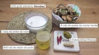 Receta de Curry verde de níscalos [upl. by Doehne25]