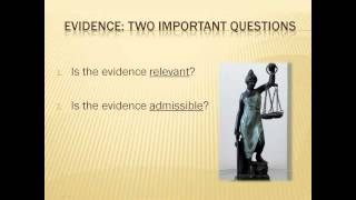 Paralegal Litigation The Importance of Evidence [upl. by Bettina]