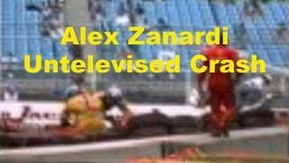 Indycar Crash Untelevised Alex Zanardi qualifying crash [upl. by Ignatz]