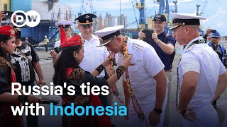 Russia Indonesia hold joint military drills What are the implications  DW News [upl. by Nidnarb367]